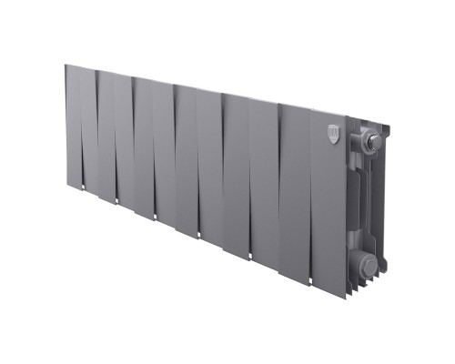Радиатор биметаллический Royal Thermo PianoForte 200 Серебристый - 12 секц.
