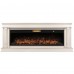 Каминокомплект: Очаг Royal Thermo Aurora RTFP/P-AR60LS, портал Olympia 60 сл. кость с зол. патиной