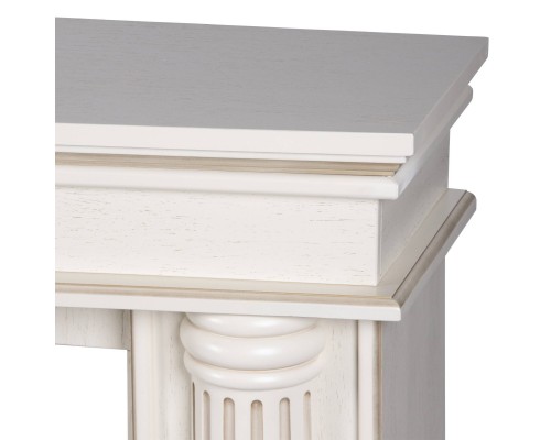 Каминокомплект: Очаг Royal Thermo Aurora RTFP/P-AR60LS, портал Olympia 60 сл. кость с зол. патиной