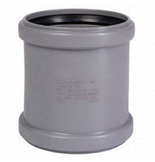 Муфта Ostendorf 50 двойная HTMM внутр.кан. PPS серый