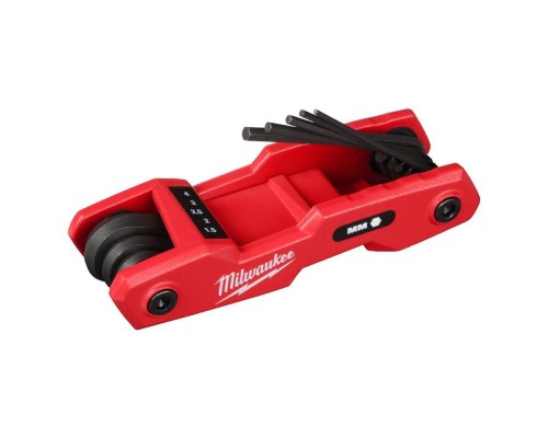 Набор шестигранных ключей Milwaukee складные (8) 4932480978 Набор шестигранных ключей Milwaukee складные (8) 4932480978