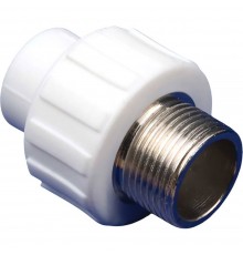Муфта MeerPlast PPRC ф20-1/2" НР белый (1/10/160)