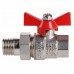 Кран шар. Valtec VT.227.N.04 BASE ВН 1/2" с американкой бабочка