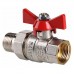Кран шар. Valtec VT.227.N.04 BASE ВН 1/2" с американкой бабочка