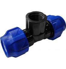 Тройник компрессионный переходной внутренняя резьба 63-3/4"-63 (Valfex) (8/2)