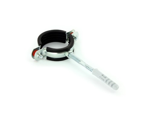 Хомут Uni-Fitt 1 1/4" (40-45 мм) с резиновым уплотнителем, шпилькой и дюбелем Хомут Uni-Fitt 1 1/4" (40-45 мм) с резиновым уплотнителем, шпилькой и дюбелем