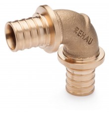 Угольник REHAU 90гр 32 PLATINUM RX+, бронза