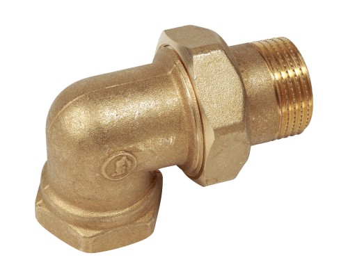 Угольник Giacomini с отводом, ВР 1 1/2", R19Y017