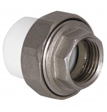 Муфта TEBO сер. PP-R комбин. разъемная (Американка) 20х1/2" ВР O-ring (20/200), арт. 016022002