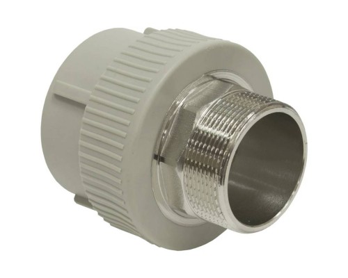 Муфта TEBO сер. PP-R комбинированная 25x1/2" НР (40/160), арт. 031020605 Муфта TEBO сер. PP-R комбинированная 25x1/2" НР (40/160), арт. 031020605