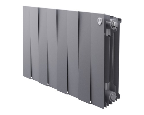 Радиатор биметаллический Royal Thermo PianoForte 300 Серебристый - 8 секц.