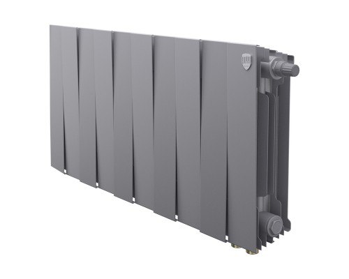 Радиатор биметаллический Royal Thermo PianoForte 300 Серебристый VR80 - 10 секц.