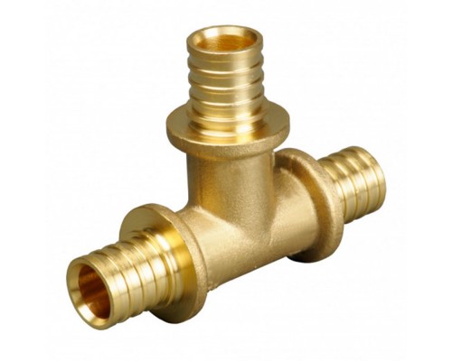 Тройник ONE PLUS 16 латунь акс. (120/20)