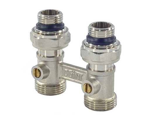 Узел OGINT нижнего подключения Ду15 Ру10 1/2x3/4" евроконус прямой
