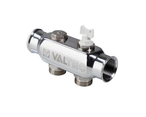 Коллектор VALTEC VTc.505.SS.060507 из нерж. стали с м-о расст. вых. 50 мм 1"х3/4" 7 вых. евроконус