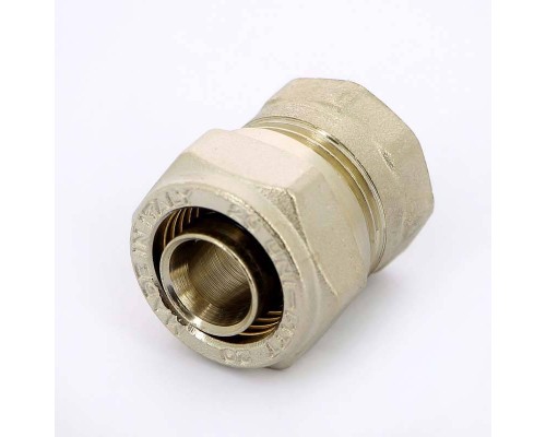 Муфта обжим-В никелированная UNI-FITT 20х1/2" Муфта обжим-В никелированная UNI-FITT 20х1/2"