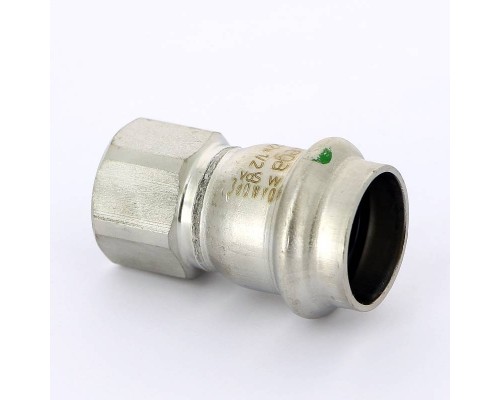 Муфта пресс-В нержавеющая сталь Sanpress Inox VIEGA 22х1/2" Муфта пресс-В нержавеющая сталь Sanpress Inox VIEGA 22х1/2"