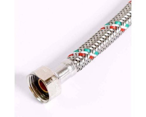 Гибкая подводка для смесителя UNI-FITT МL10х1 - 1/2" 120 см оплетка из нержавеющей стали