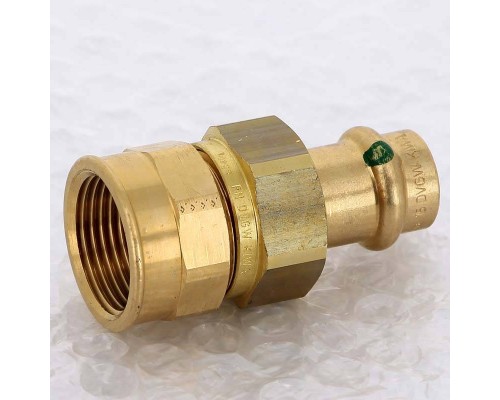 Муфта разъёмная пресс-В бронза Sanpress VIEGA 15x3/4"