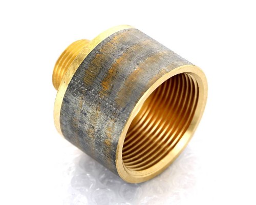 Переходник круглый НВ Viega 3/4" x 11/2" бронза Переходник круглый НВ Viega 3/4" x 11/2" бронза