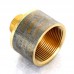 Переходник круглый НВ Viega 3/4" x 11/2" бронза