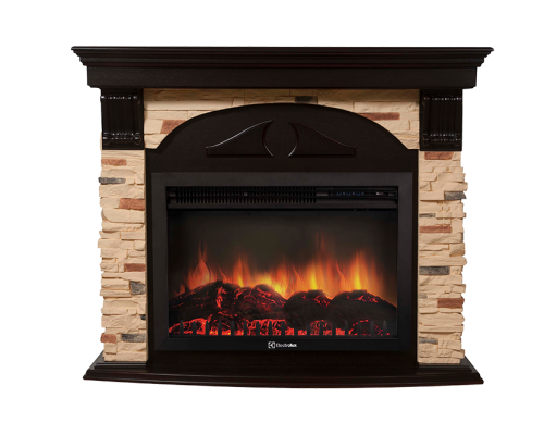 Портал Firelight Torre 30S камень сланец натуральный, шпон венге Портал Firelight Torre 30S камень сланец натуральный, шпон венге