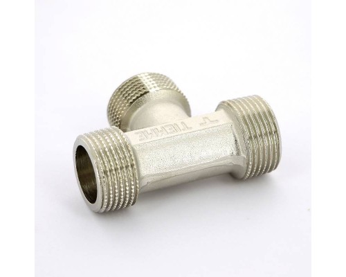 Тройник Н никелированный TIEMME 3/4"