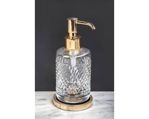 Boheme Murano Cristal Дозатор настольный, цвет: золото 10228