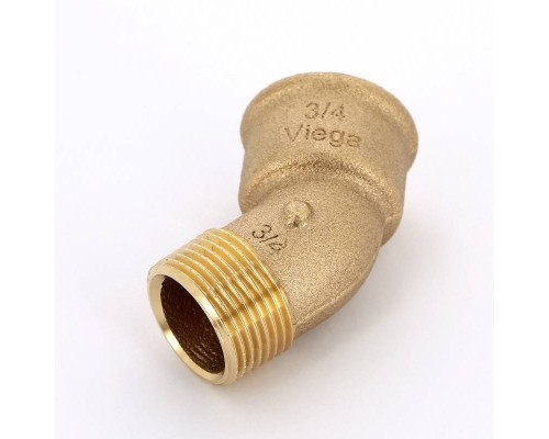 Угол НВ 45 град. бронза VIEGA 3/4"