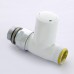 Вентиль ручной Carlo Poletti New-Smart НН 1/2" х М24 х 19 цвет белый