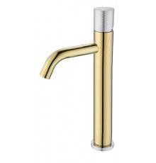 Boheme Stick Смеситель для раковины высокий, цвет: Gold Touch Chrome 122-GCR.2