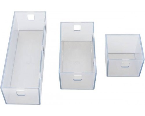 Allen Brau Комплект контейнеров 3 шт., цвет: серый 1.00000.00