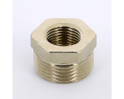 Футорка НВ никелированная UNI-FITT 1/4"x1/2" Футорка НВ никелированная UNI-FITT 1/4"x1/2"