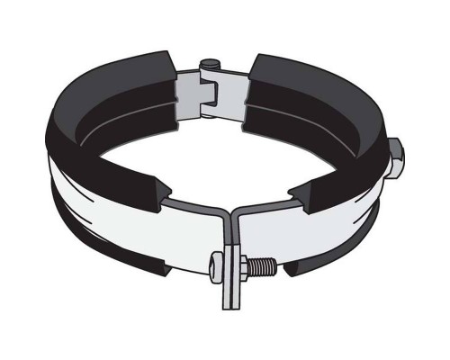 Хомут Rehau канализационный М8/М10 110 мм обжимной RAUPIANO PLUS