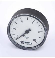 Манометр аксиальный F+R100 WATTS Ind 1/4" 63 мм 10 бар