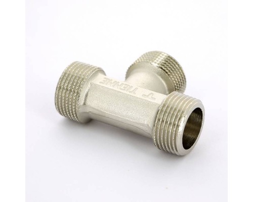 Тройник Н никелированный TIEMME 3/4"