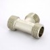 Тройник Н никелированный TIEMME 3/4"