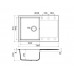 Omoikiri Daisen 78T-CH Кухонная мойка Tetogranit 78x51 см, цвет: шампань 4993523