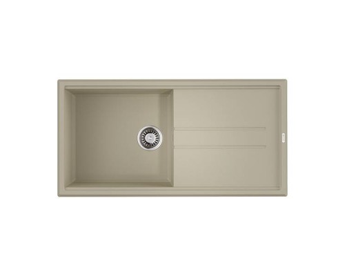 Omoikiri Tedori 100-BE Кухонная мойка Tetogranit 100x51 см, цвет: ваниль 4993917