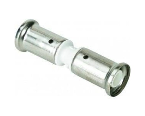 Муфта пресс PVDF HENCO 16х16 (белая)