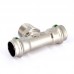 Тройник пресс-Н нержавеющая сталь Sanpress Inox VIEGA 22х3/4"х22