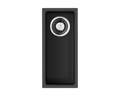 Omoikiri Bosen 20-U-BL Кухонная мойка Tetogranit 20x44 см, цвет: черный 4993153