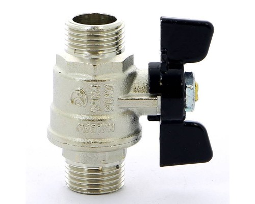 Кран шаровой Oregon Bugatti НН бабочка 1/2" серия 327 полный проход