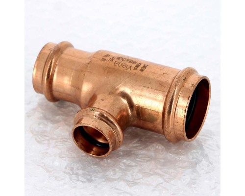 Тройник пресс медь Profipress VIEGA 35x22x28