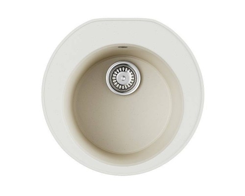 Omoikiri Miya 50-R-WH Кухонная мойка Tetogranit 50,5x49 см, цвет: белый 4993506