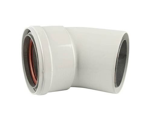 Отвод Baxi 45° d=80 для труб с изоляцией