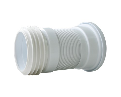 Труба фановая гофрированная армированная L200-350 мм, D110 мм, для выпуска унитаза