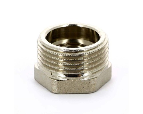 Футорка НВ никелированная UNI-FITT 1/2"x1" Футорка НВ никелированная UNI-FITT 1/2"x1"