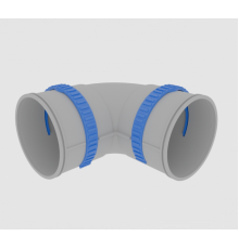 Отвод 90° Flexag FL75-PP90