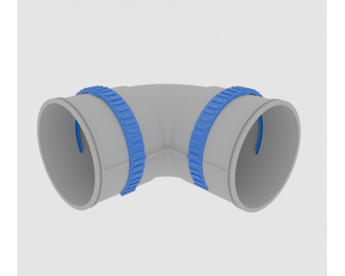 Отвод 90° Flexag FL75-PP90